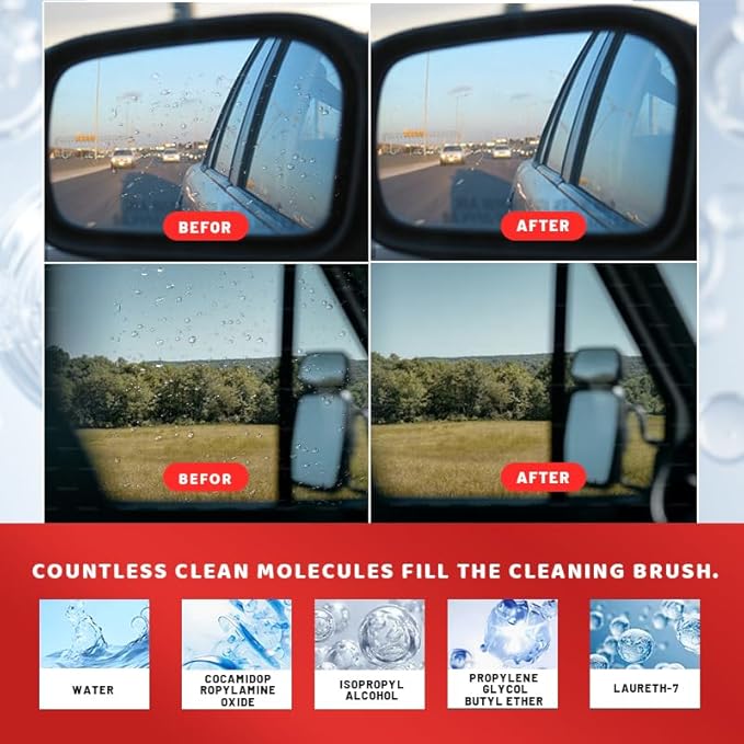 Windshield Oil Film Remover – Glass Cleaner & Visibility Booster