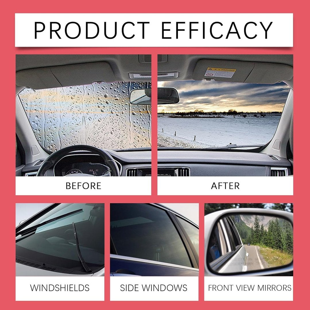Windshield Oil Film Remover – Glass Cleaner & Visibility Booster